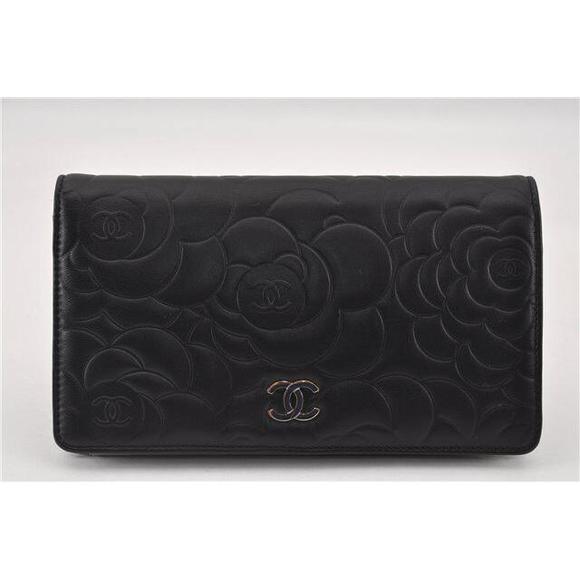 Auth Chanel Camellia Lamb Skin Cc Logo #78691C75B - Picture 14 of 15